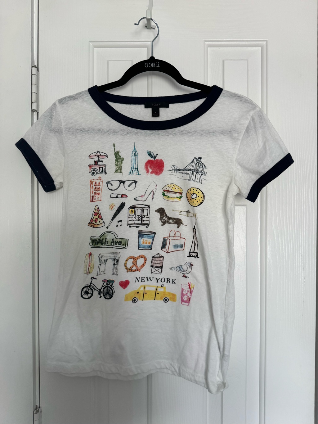 J Crew  Vintage New York Icons Tee